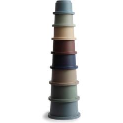Mushie stacking cups | stapeltoren | forest | BIBS | ontwikkeling | speelgoed | stapelbekers